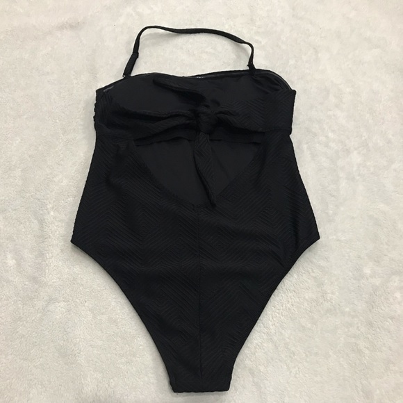 LOVE SPORTS Black Swimsuit size Large - Picture 2 of 6